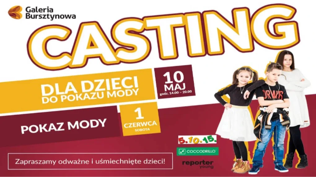 Casting dla dzieci do pokazu mody