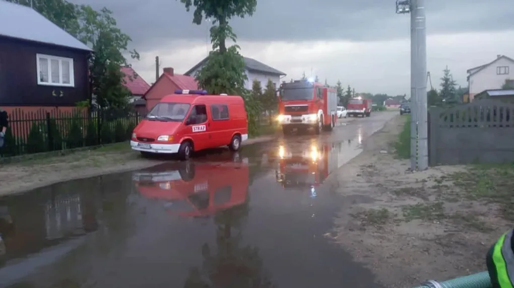 Wiele interwencji straży po wczorajszej nawałnicy