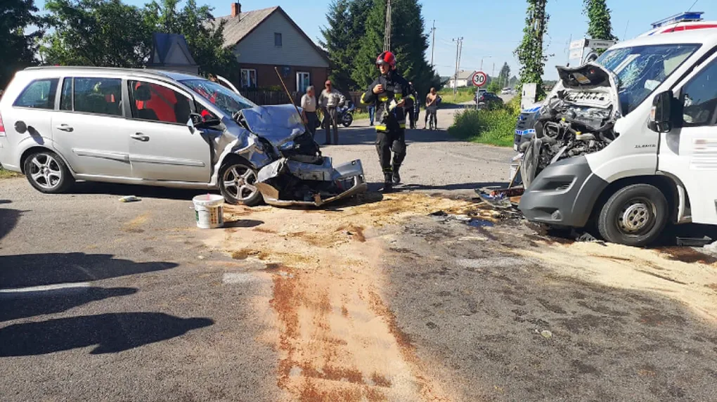 Jedna osoba zginęła w wypadku w Broku