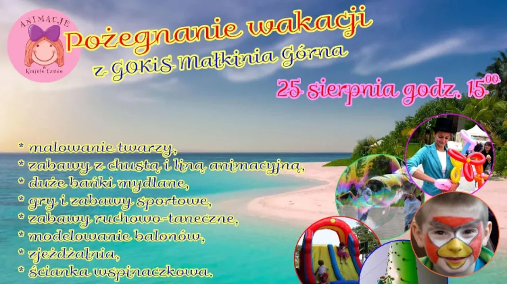 Pożegnanie wakacji w GOKiS Małkinia