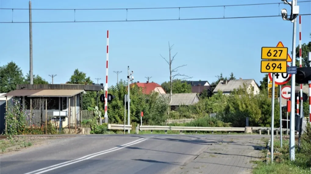 Przejazd kolejowy w Małkini Górnej zamknięty