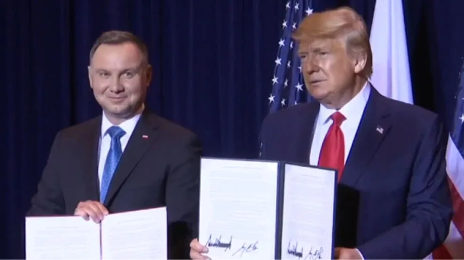 Duda i Trump podpisali deklarację o współpracy wojskowej