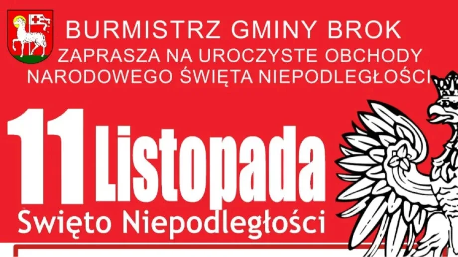 Obchody święta niepodległości w Broku