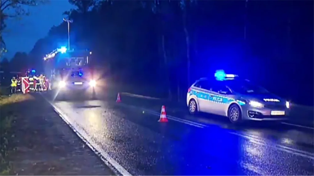 Wypadek w Broku - dwóch kierowców w szpitalu