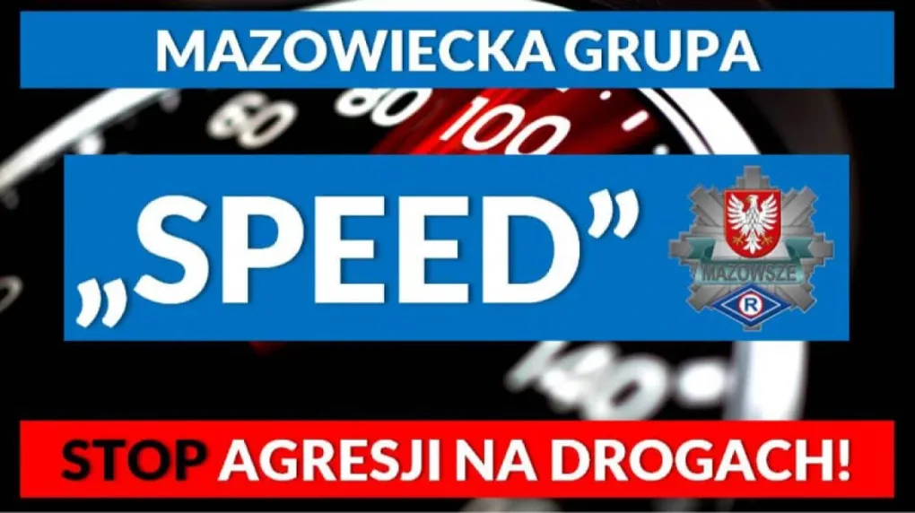 Policyjna grupa 'Speed' w akcji. Działania na drogach Mazowsza