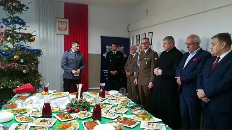 Wigilia w ostrowskiej komendzie policji