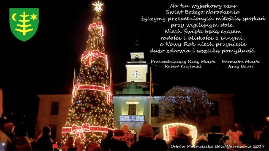 Życzenia świąteczne od Burmistrza i Przewodniczącego Rady Miasta