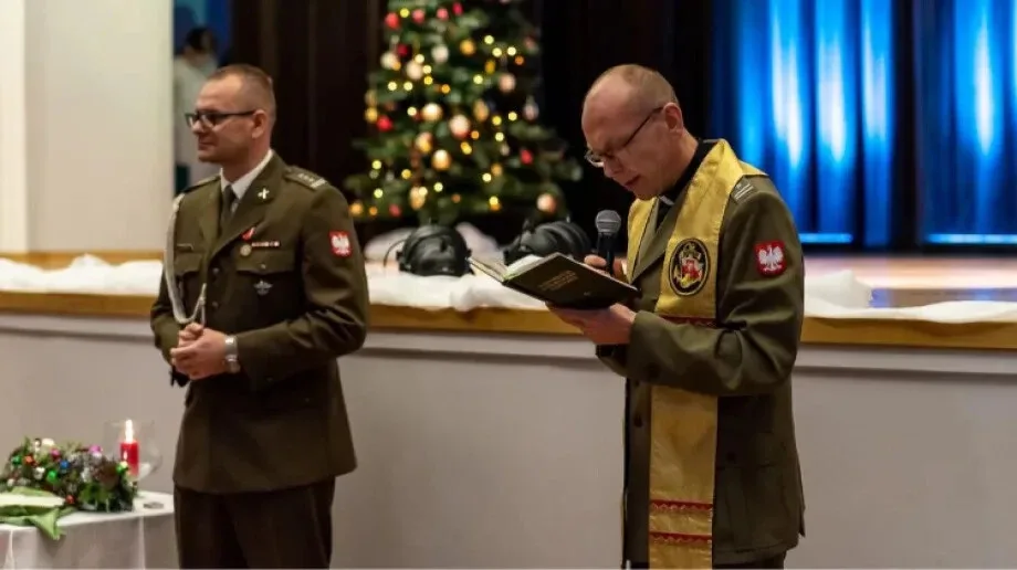 Spotkanie wigilijne 22 Wojskowego Ośrodka Kartograficznego
