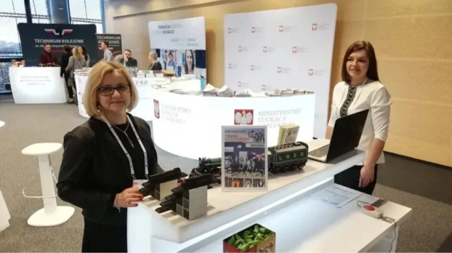 Delegacja małkińskiego 'Staszica' na Kongresie Rozwoju Kolei