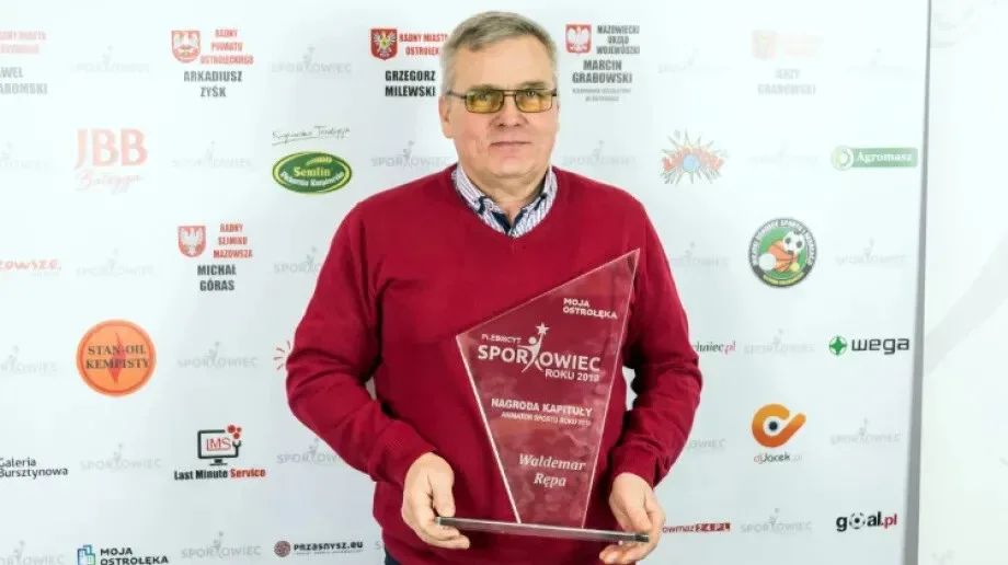 'Niech będzie to nagroda dla wszystkich trenerów i działaczy'. Waldemar Rępa Animatorem Sportu Roku 2019 (wideo)