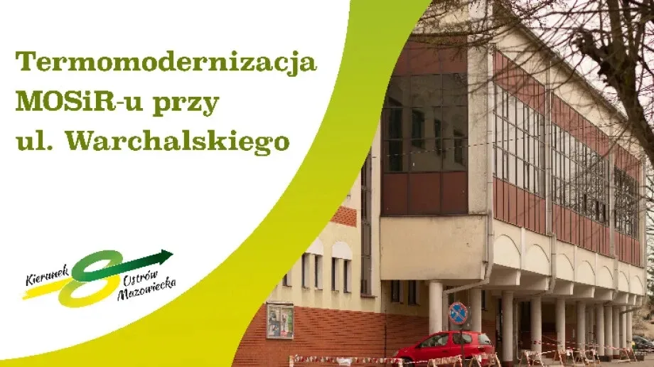 Remont elewacji budynku  MOSiR przy ulicy Warchalskiego 
