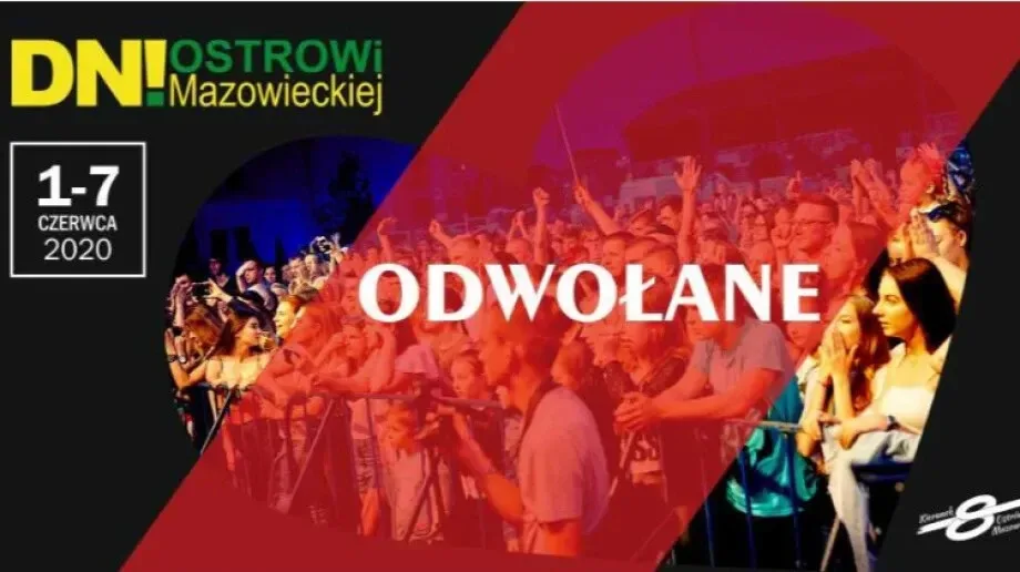 Dni Ostrowi Mazowieckiej 2020 zostały odwołane