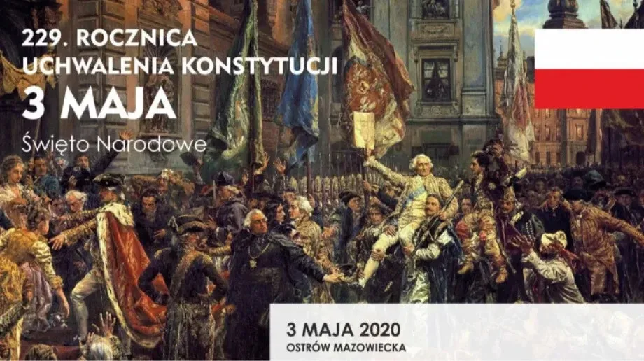 'Witaj maj, trzeci maj!' - dziś obchodzimy 229 rocznicę uchwalenia Konstytucji 3 Maja (wideo)