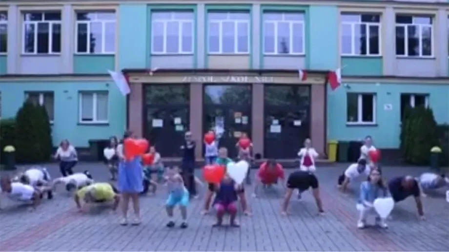 'Rubinek' pompował dla chorej Zosi (wideo)