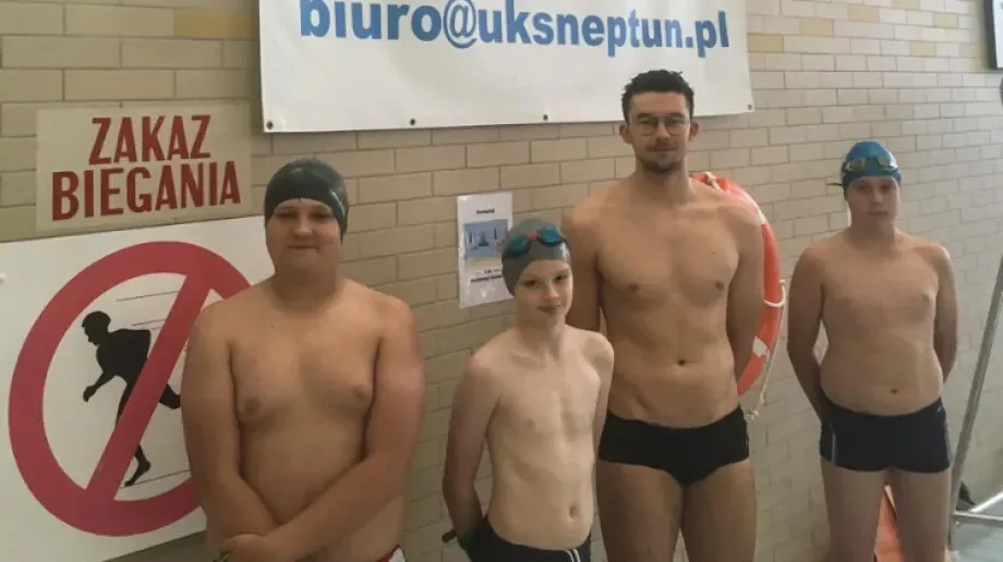 Trening z Mistrzem Świata podopiecznych UKS Neptun