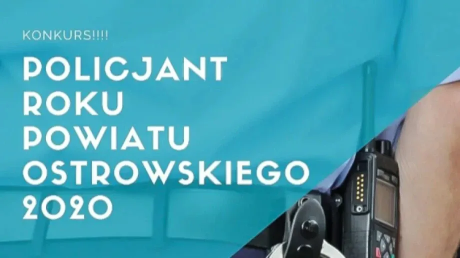 Policjant roku powiatu ostrowskiego