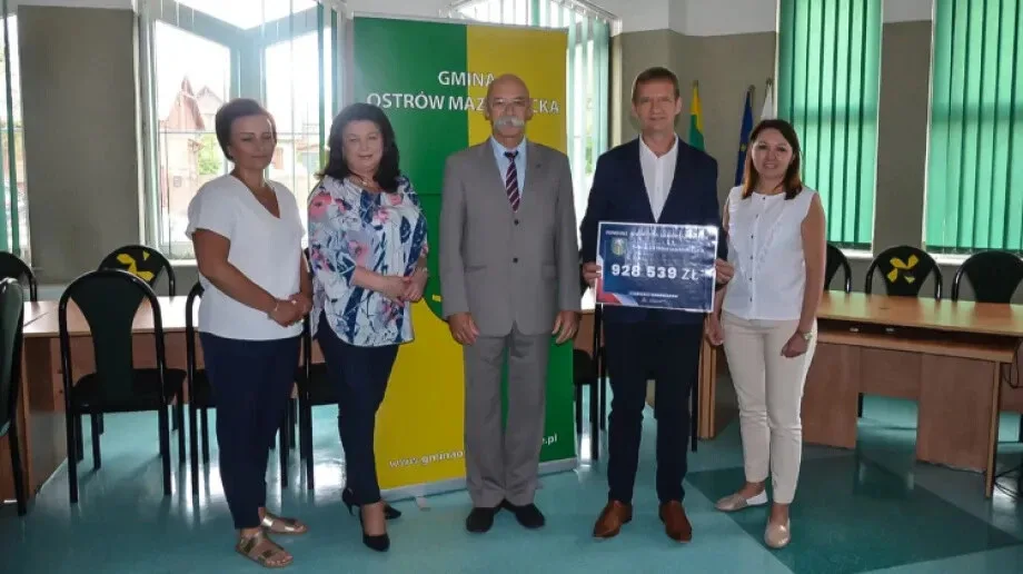 Gmina Ostrów Mazowiecka otrzymała finansowe wsparcie
