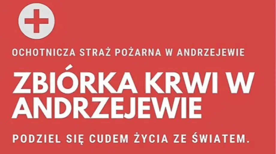 Zbiórka krwi w Andrzejewie już dziś