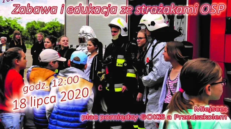 Wakacje wraz ze strażakami OSP Małkinia Górna