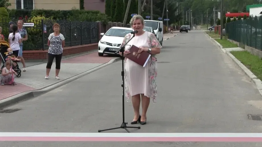 Otwarcie ulic Piaski i Lipowa w Małkini Górnej