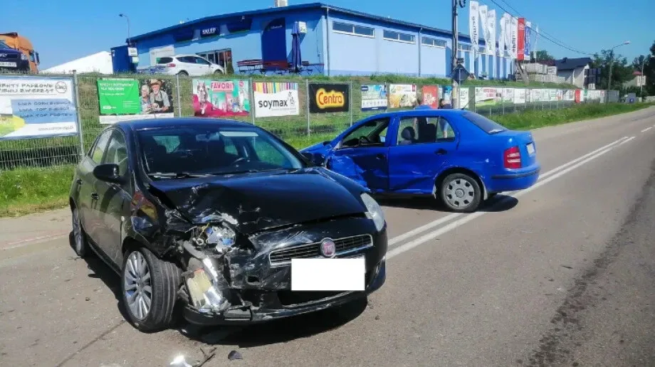 Kolizja w Andrzejewie