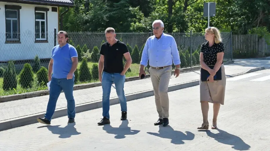 Pierwszy etap budowy dróg w Broku ukończony
