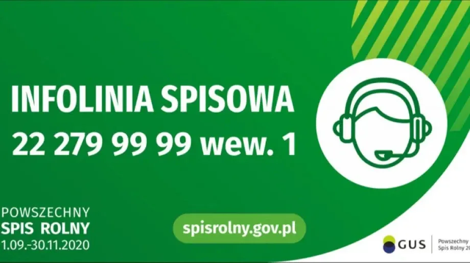 Pytania odnośnie spisu rolnego? Zadzwoń