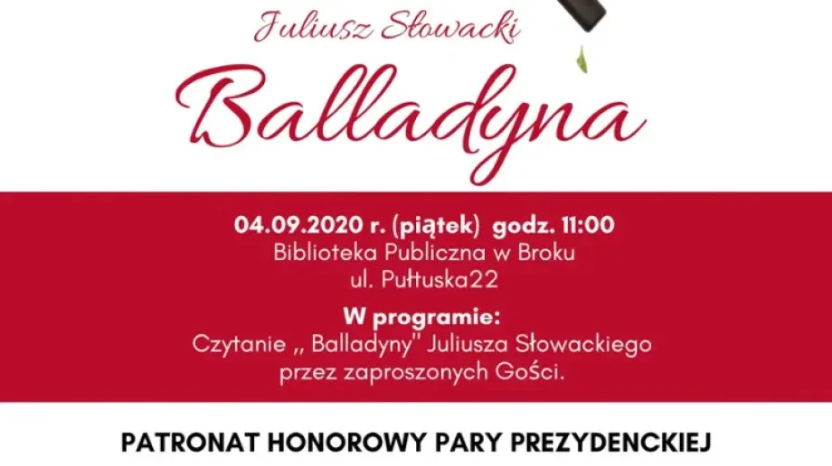 Brok - Narodowe Czytanie w Bibliotece Publicznej
