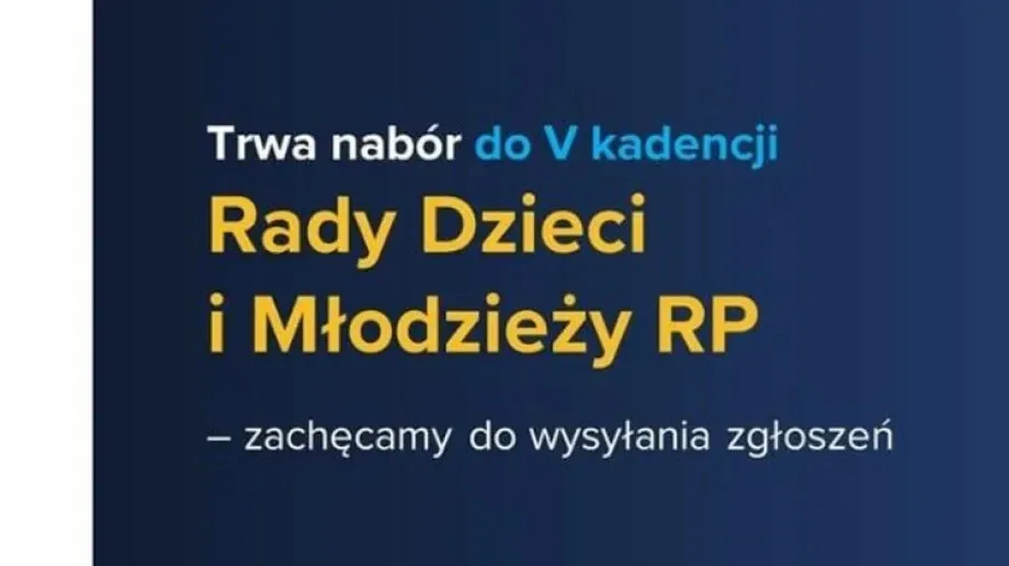 Trwa nabór do V kadencji Rady Dzieci i Młodzieży RP