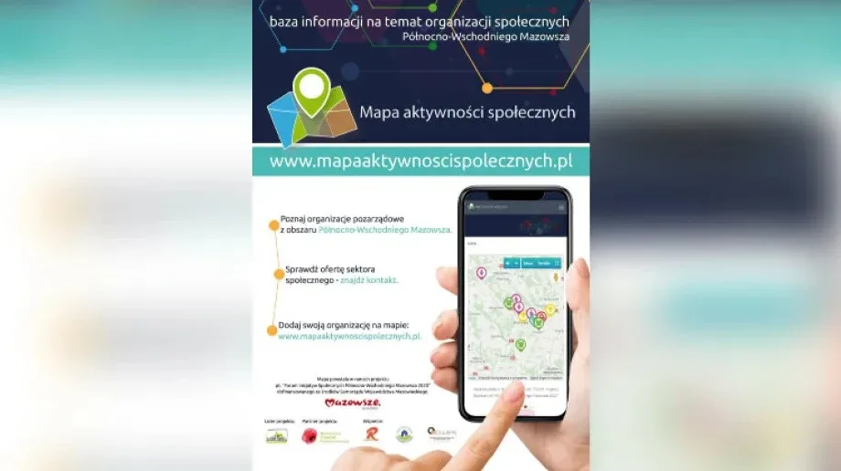 Mapa aktywności społecznych północno-wschodniego Mazowsza