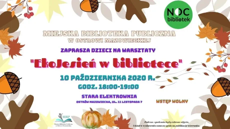 MBP zaprasza na warsztaty dla dzieci - 'EkoJesień'