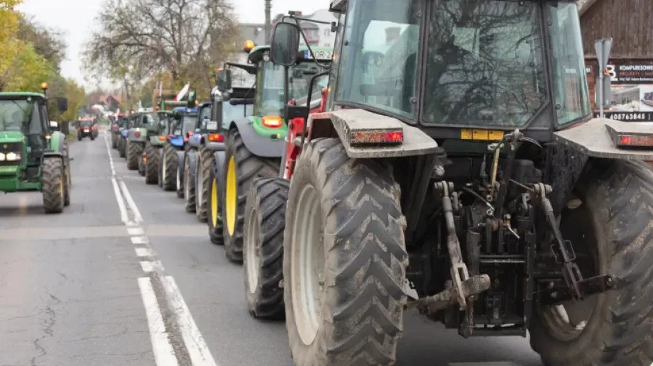 Protest rolników w Ostrowi Mazowieckiej (zdjęcia, wideo)