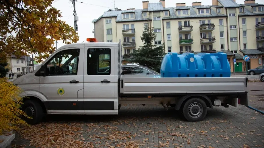 Beczkowóz z wodą dla mieszkańców