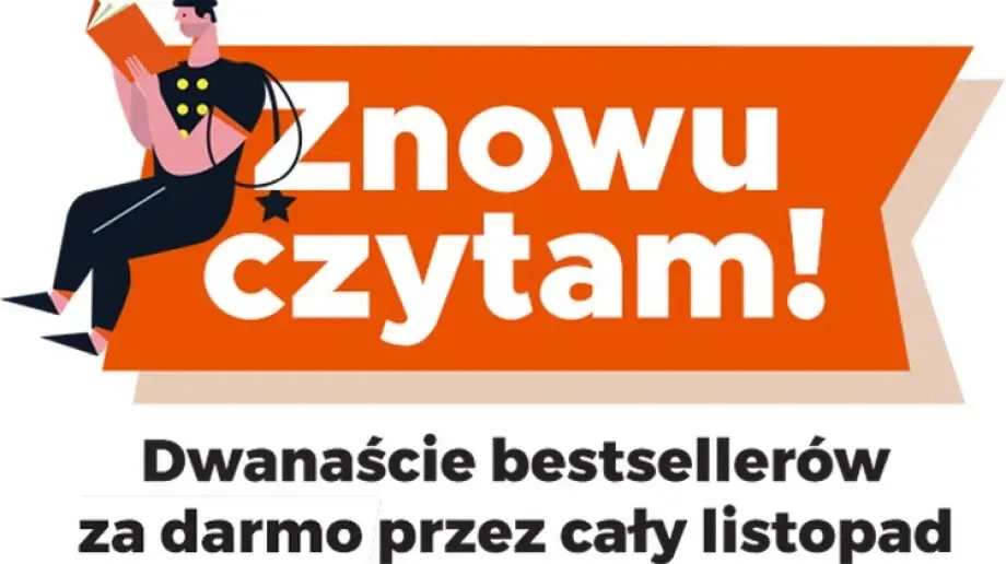 Dwanaście bestsellerów za darmo przez cały listopad