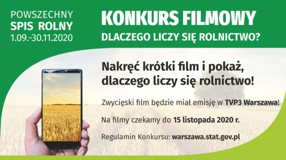 'Dlaczego liczy się rolnictwo?'. Konkurs filmowy trwa