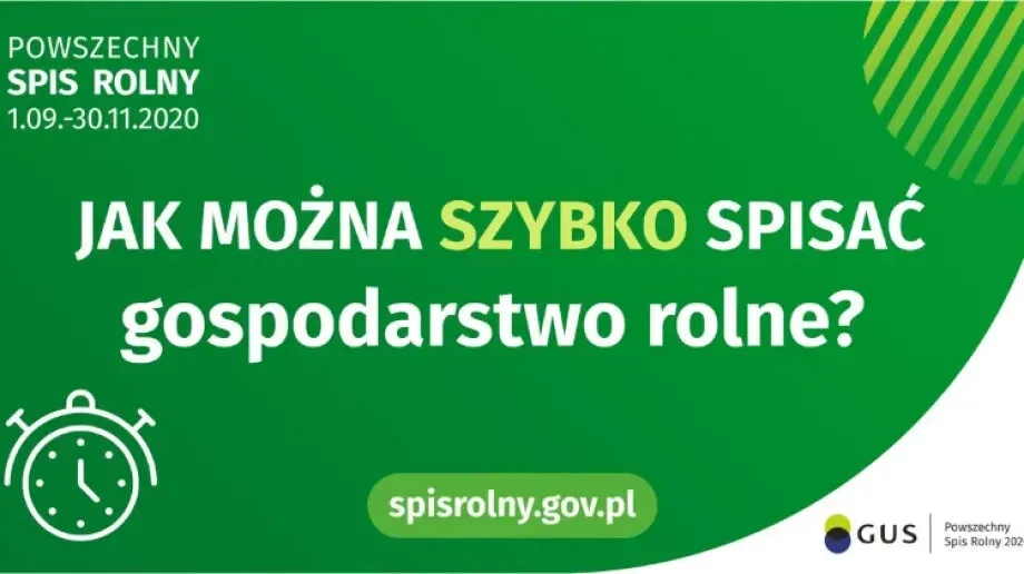 Zadbaj o spis rolny