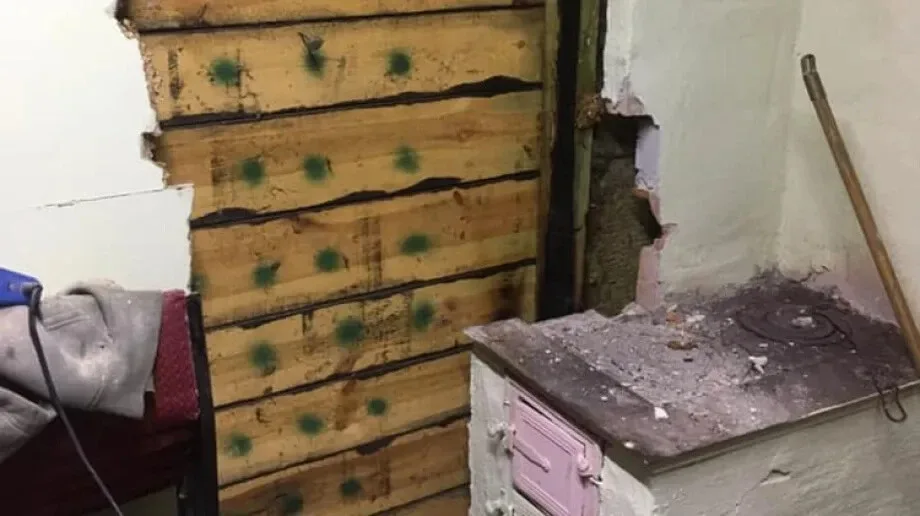 Pożar domu letniskowego w Broku
