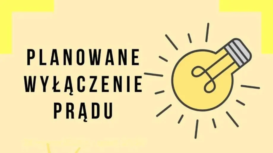 Planowanie wyłączenie prądu w Broku