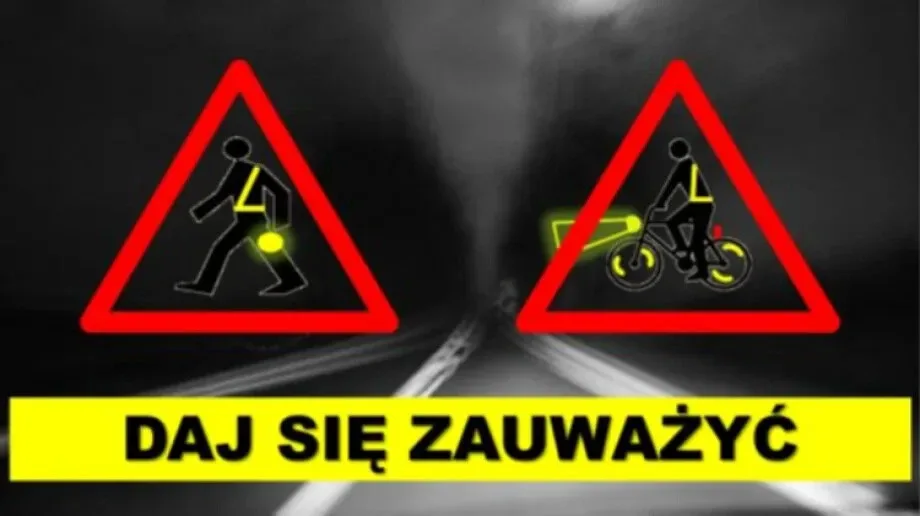 Ostrowscy policjanci apelują - noś odblaski, świeć dobrym przykładem