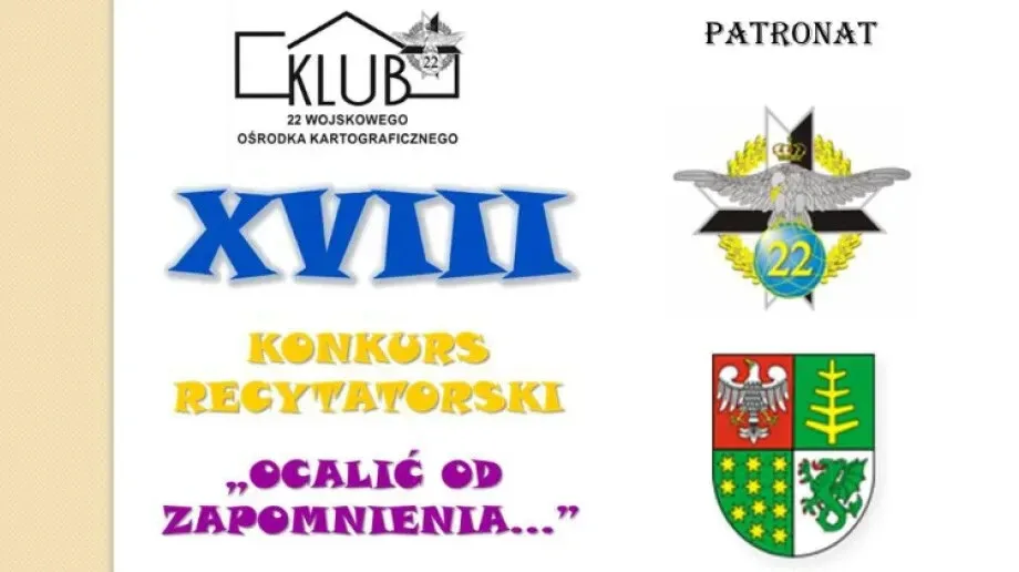 Znamy wyniki konkursu recytatorski 'Ocalić od zapomnienia...'