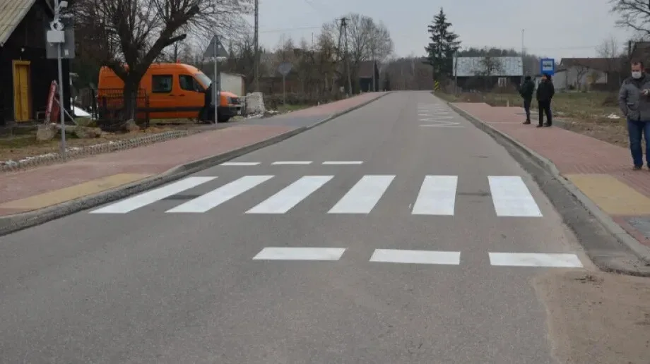 Odebrano przebudowę ciągów pieszo-rowerowych przy drodze powiatowej nr 2653W Kańkowo - Zawisty Podleśne