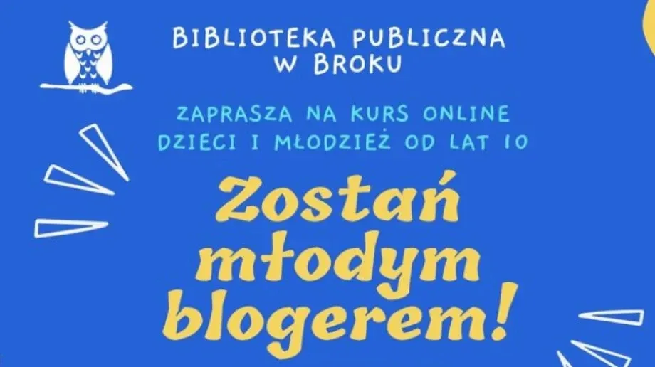 Kurs online przygotowany przez Bibliotekę Publiczną w Broku