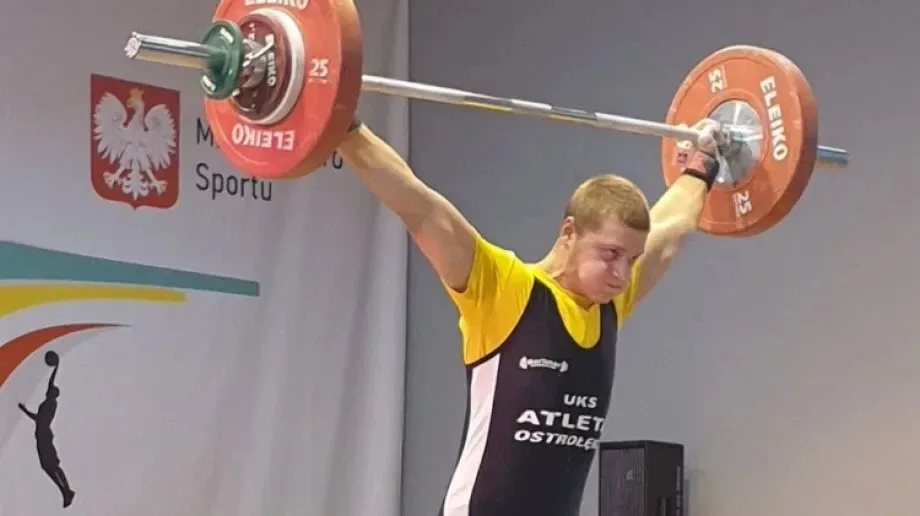 Utalentowany zawodnik UKS Atleta - Marcin Kulesza