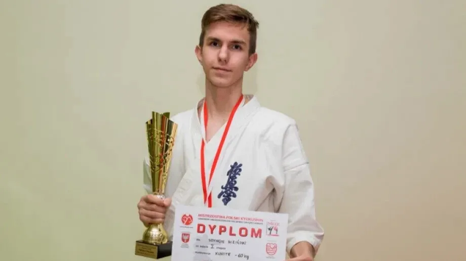 Szymon Niziński z medalem mistrzostw Polski
