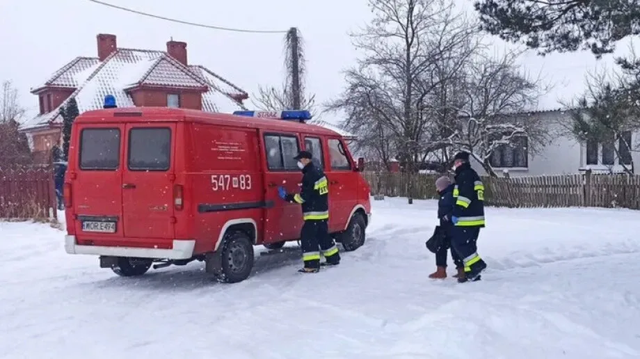 OSP w Zarębach Kościelnych pomaga w Narodowym Programie Szczepień