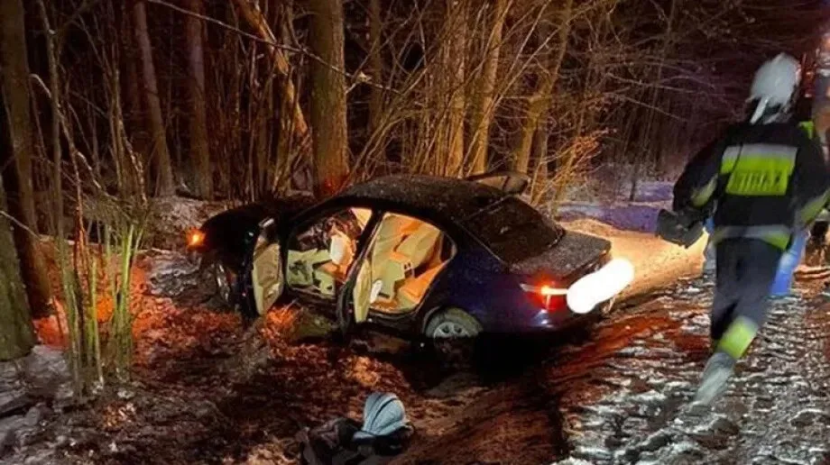 Kolizja w Bojanach na drodze wojewódzkiej nr 694