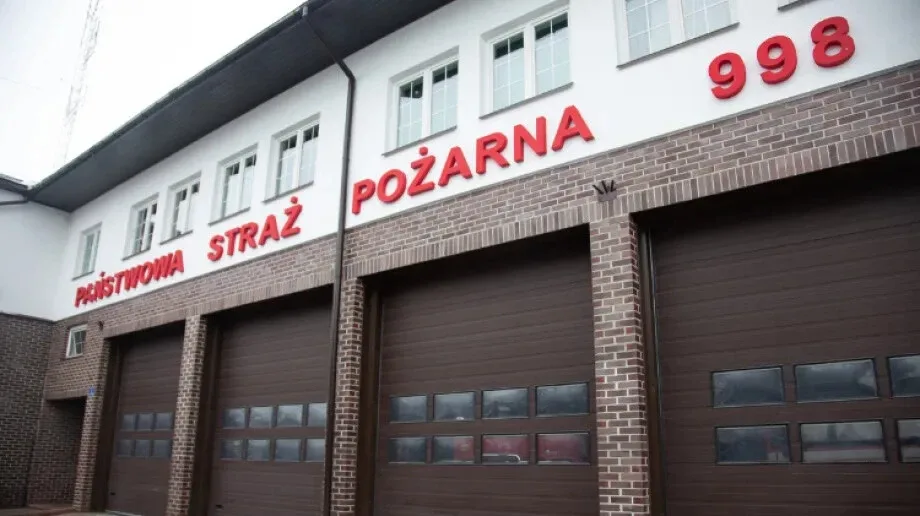 Pożar ciągnika w miejscowości Chmielewo