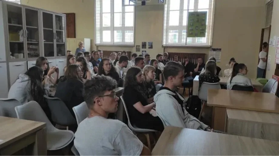Spotkanie uczniów 'Kopernika' z policją 