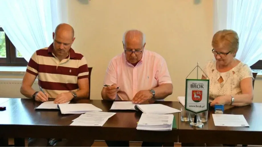 Budowa kanalizacji w Broku
