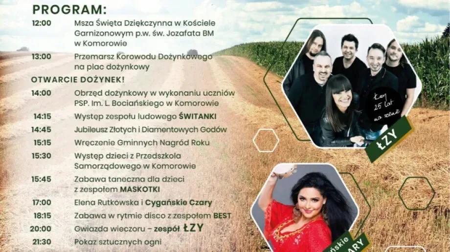 Zespół Łzy gwiazdą wieczoru ostrowskich dożynek (wideo)